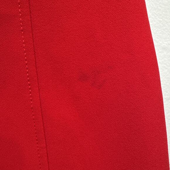 ZARA Red Off The Shoulder Mini Dress Womens Size Small Holiday Christmas READ - Picture 7 of 9